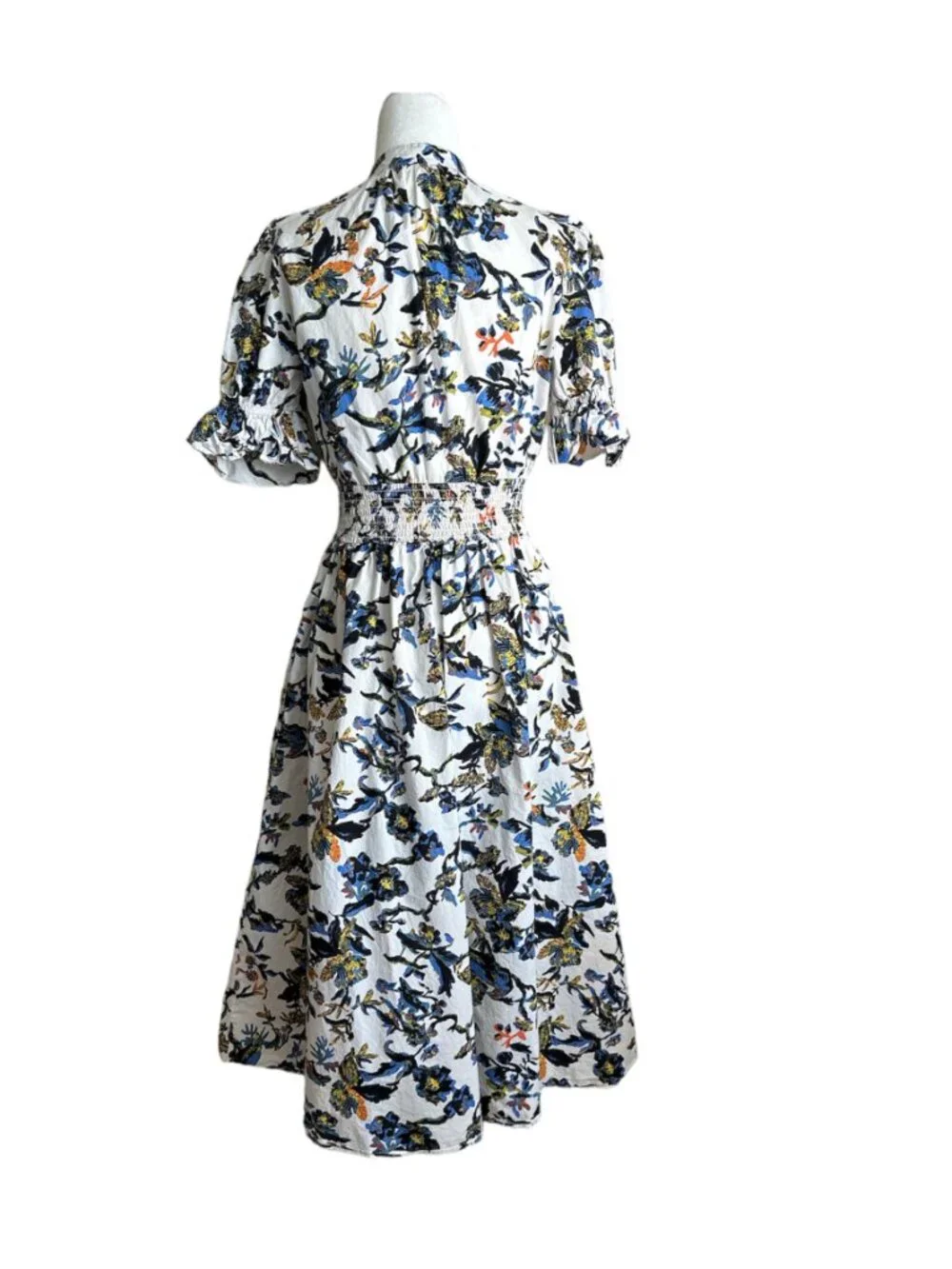 Diane von Furstenberg Floral Erica Dress in Fauna Toile Womens Aline fit and - Picture 6 of 16